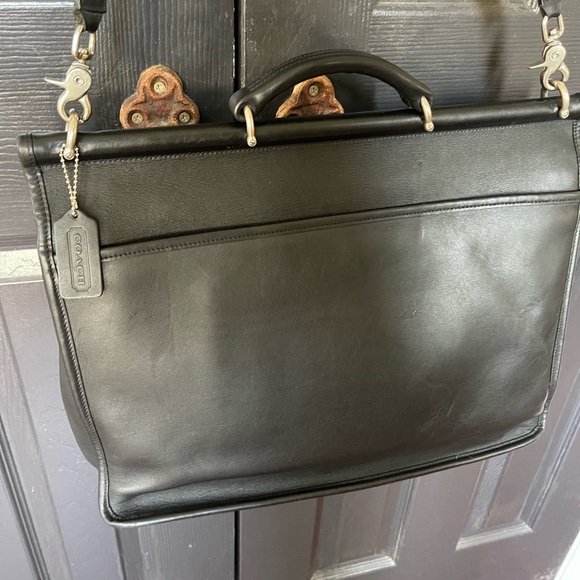 COACH Briefcase -Beekman Black Leather Genuine - Picture 13 of 16